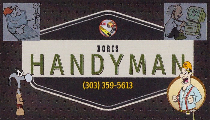 Boris Handyman Business Card