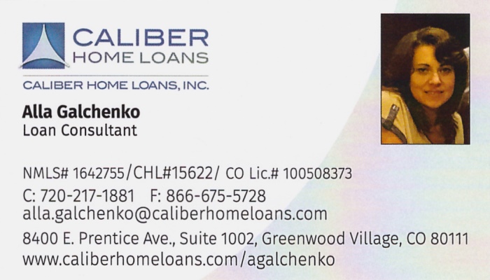 Alla Galchenko Business Card
