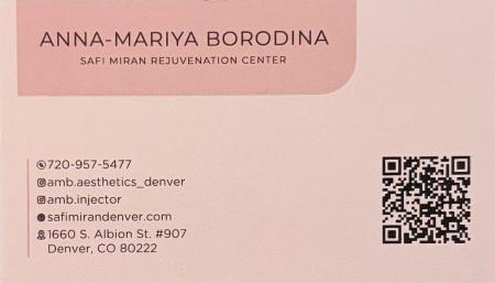 Anna-Mariya Borodina Business Card