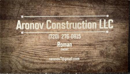 Aronov Construction LLC Business Card