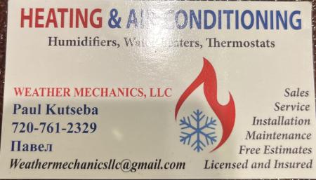 Weather Mechanics, LLC Business Card