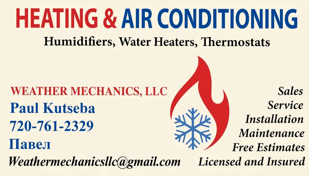 Weather Mechanics, LLC Business Card